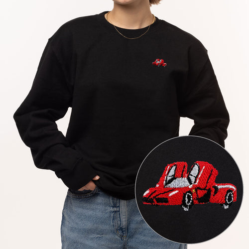 Supercar Sweatshirt (Unisex)-Embroidered Clothing, Embroidered Sweatshirt, JH030-Existential Thread