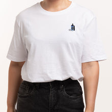 Laden Sie das Bild in den Galerie-Viewer, Tape Player Embroidered T-Shirt (Unisex)-Embroidered Clothing, Embroidered T-Shirt, N03-Existential Thread