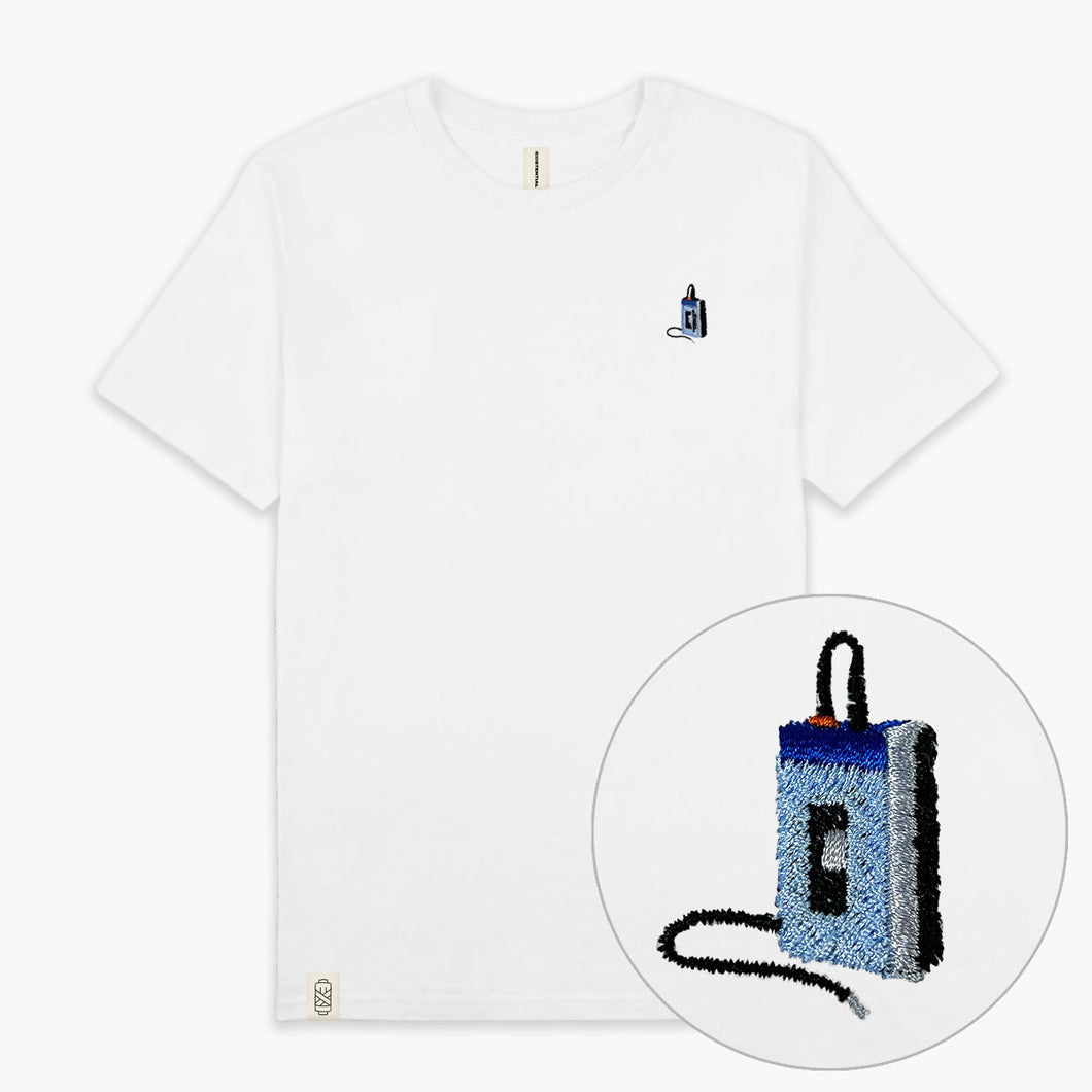 Tape Player T-Shirt (Unisex)-Embroidered Clothing, Embroidered T-Shirt, EP01-Existential Thread
