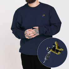 Cargar imagen en el visor de la galería, Tattoo Machine Embroidered Sweatshirt (Unisex)-Embroidered Clothing, Embroidered Sweatshirt, JH030-Existential Thread