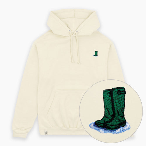 Welly Boots Hoodie (Unisex)-Embroidered Clothing, Embroidered Hoodie, JH001-Existential Thread