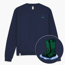 Cargar imagen en el visor de la galería, Welly Boots Sweatshirt (Unisex)-Embroidered Clothing, Embroidered Sweatshirt, JH030-Existential Thread