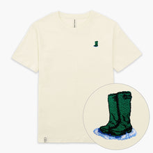 Cargar imagen en el visor de la galería, Welly Boots T-Shirt (Unisex)-Embroidered Clothing, Embroidered T-Shirt, EP01-Existential Thread